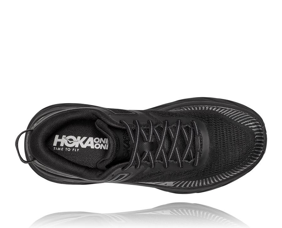 Hoka One One Tenisky Panske Čierne - Bondi 7 - 71438-DENW